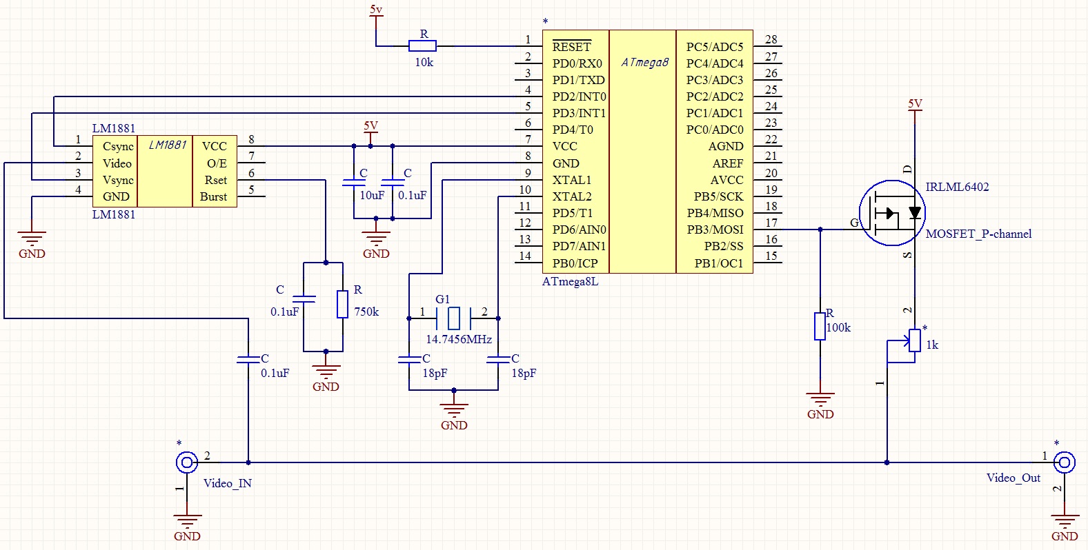 Схема включения irlml6402