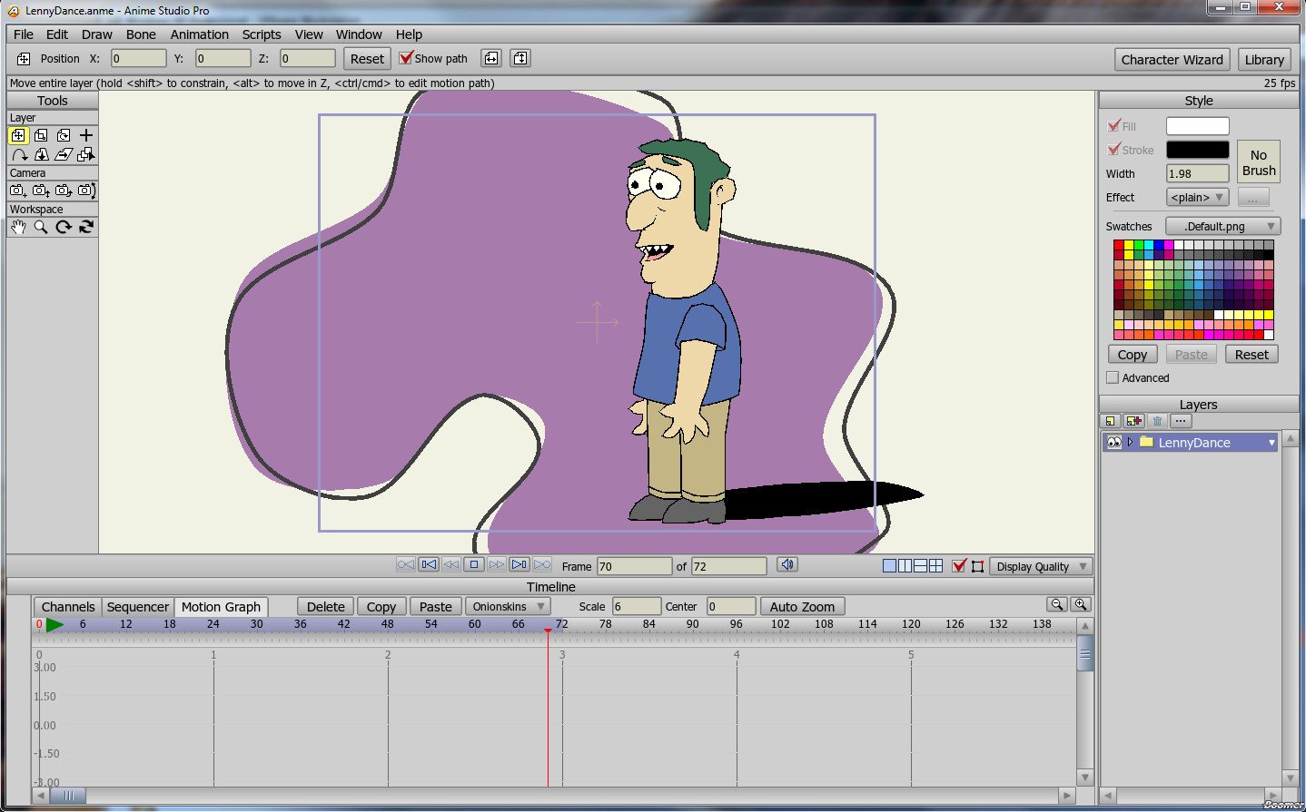 Animation edits