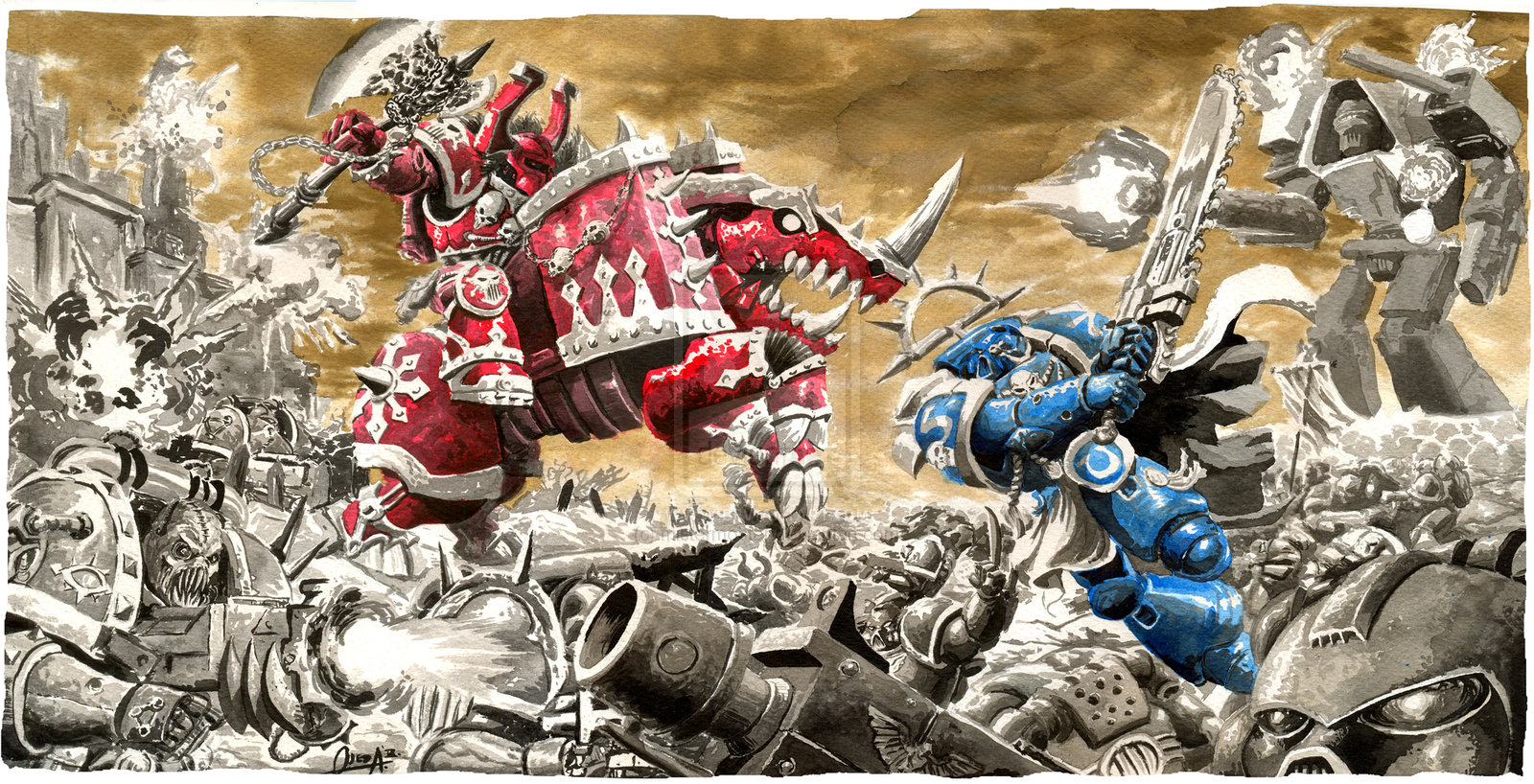 Warhammer 40000 картина по номерам