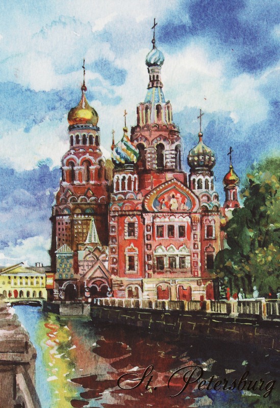Картинки спаса на крови для срисовки