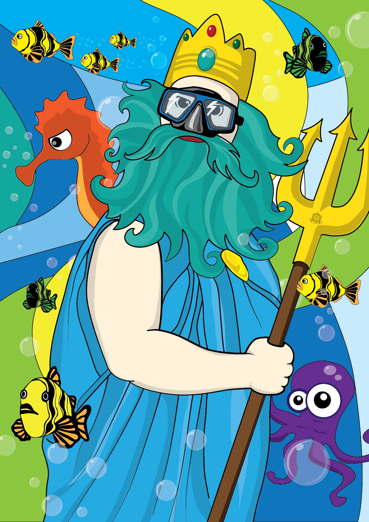 Морской царь играть. Нептун морской царь. Король Нептун. Нептун (мифология). Нептун подводный царь.